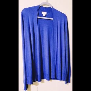 Old Navy Blue Open Front Sweater Cardigan NWT